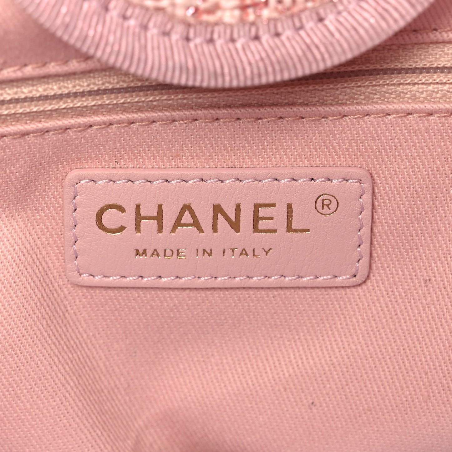 Lurex Boucle Deauville Medium Tote Pink