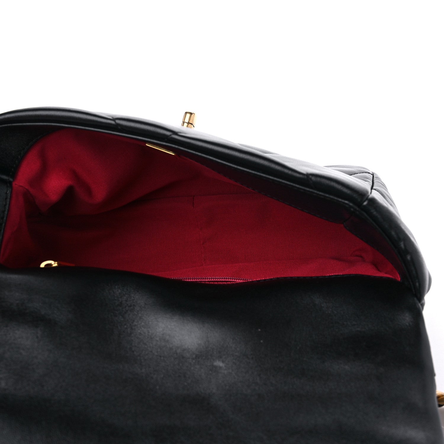 Chanel Lambskin Quilted Medium Chanel 19 Flap Black 5 of 9