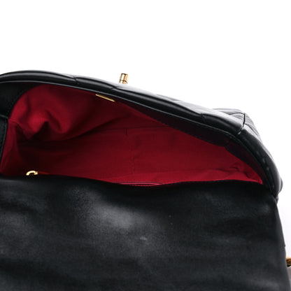 Chanel Lambskin Quilted Medium Chanel 19 Flap Black 5 of 9