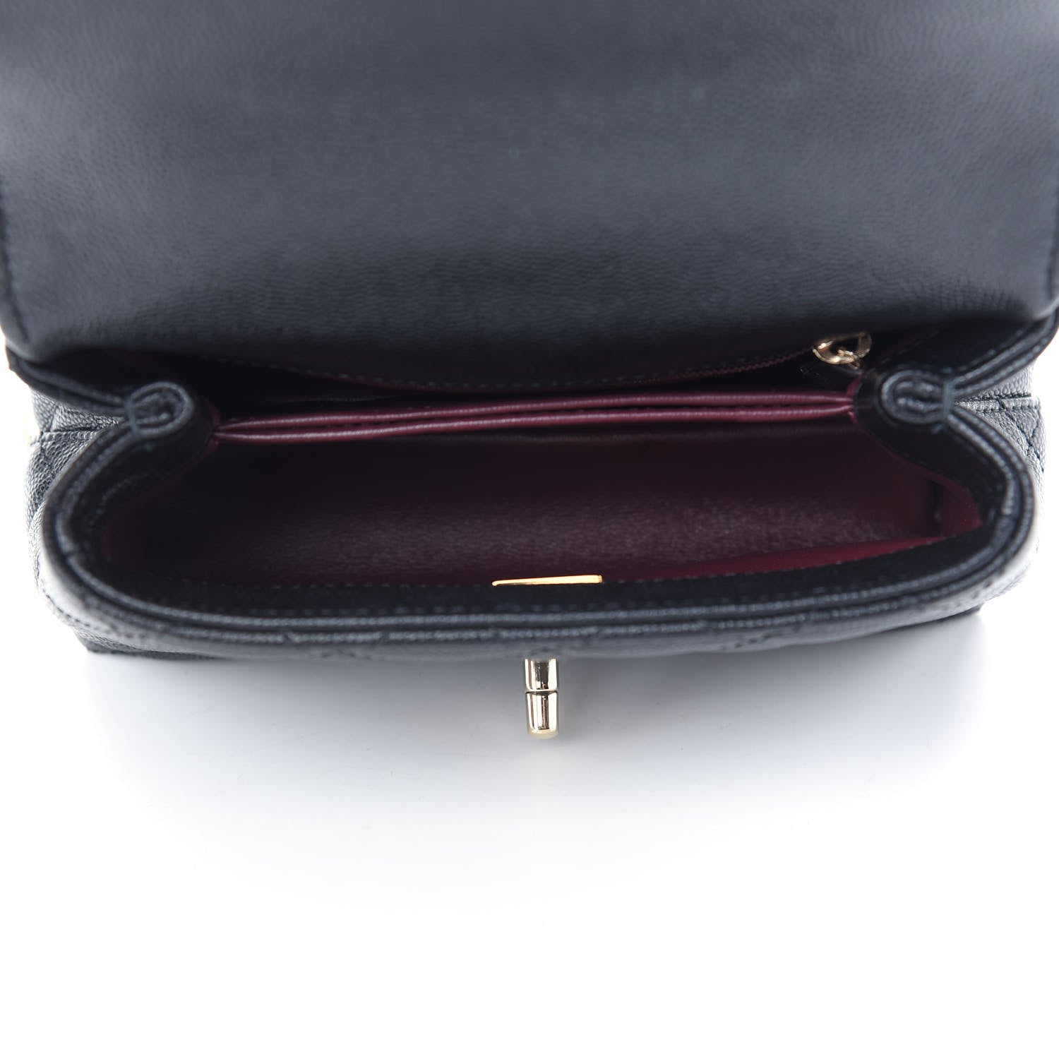 Chanel Caviar Quilted Extra Mini Coco Handle Flap Black 5 of 9