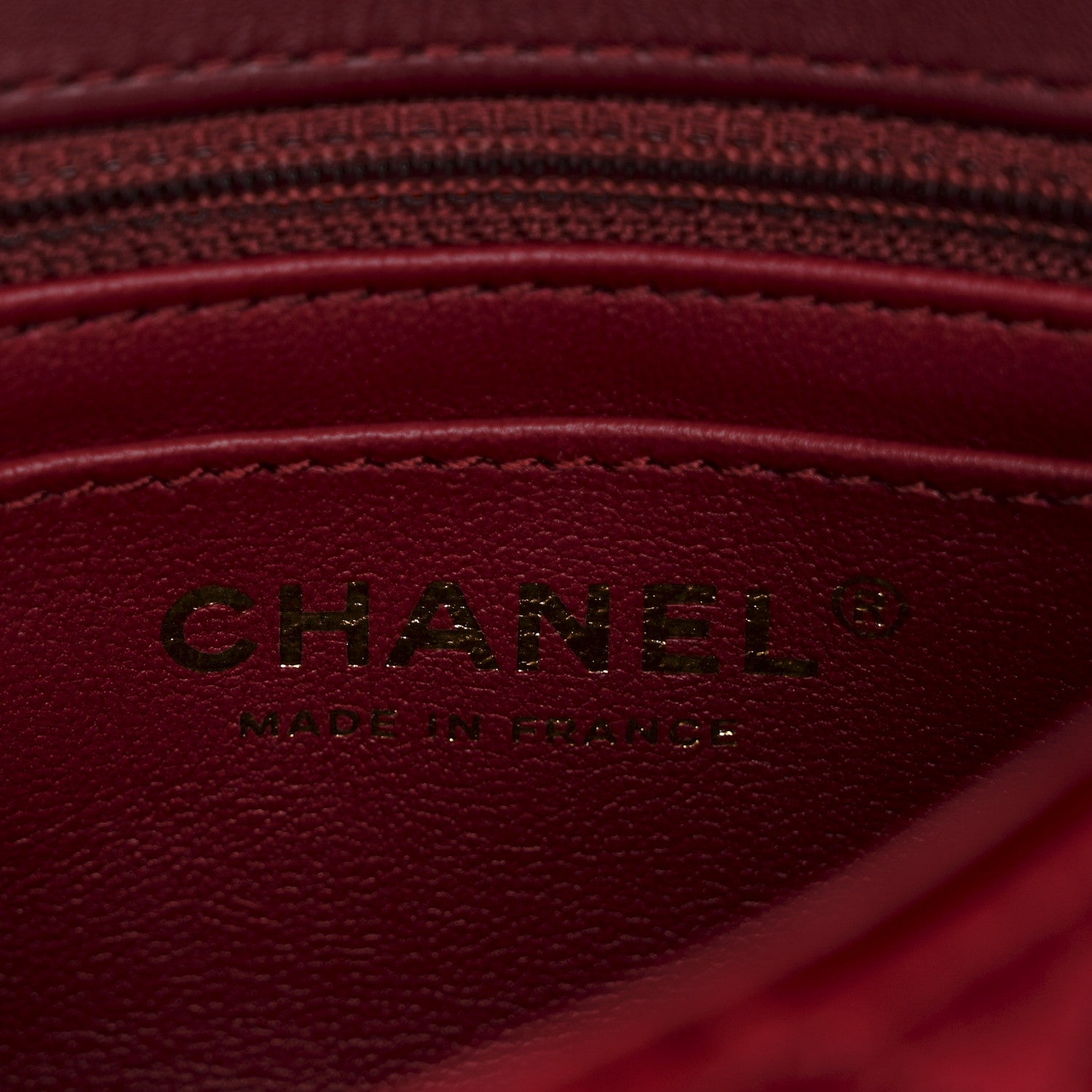 Chanel Velvet Enamel Mini Flap Red 6 of 12