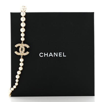 Chanel Pearl CC 100th Anniversary Necklace Light Gold 6 of 6