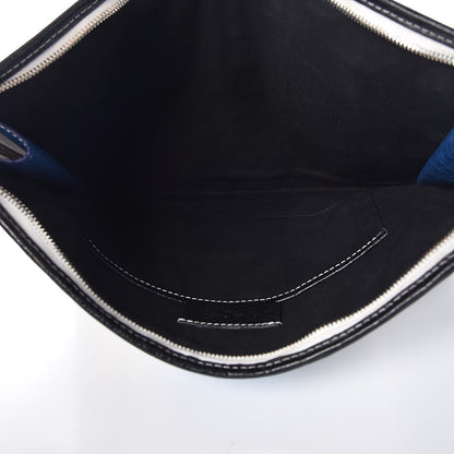 Balenciaga Veau Arena Multicolore Bazar Pouch Bleu Gris White Black 5 of 8