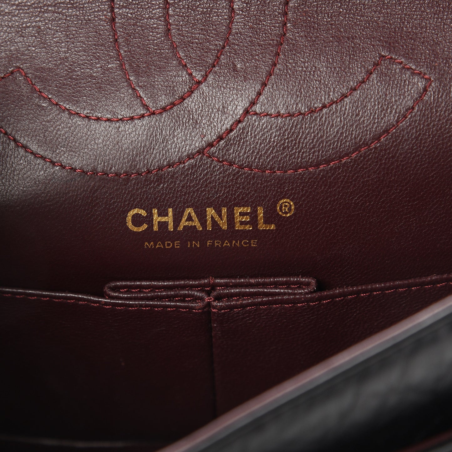 Aged Calfskin Quilted 2.55 Reissue 225 Flap Black
