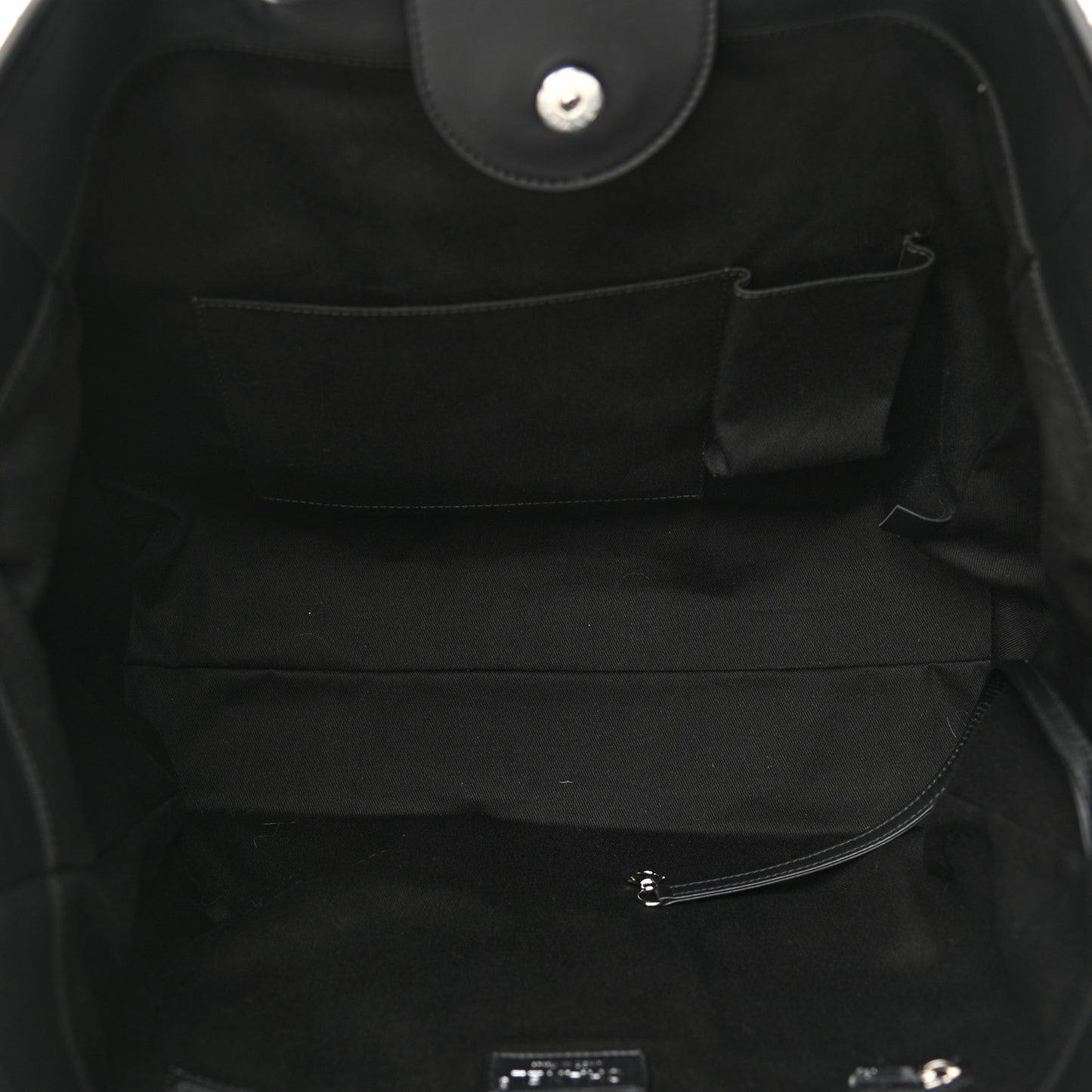Shearling Large Deauville Tote Black