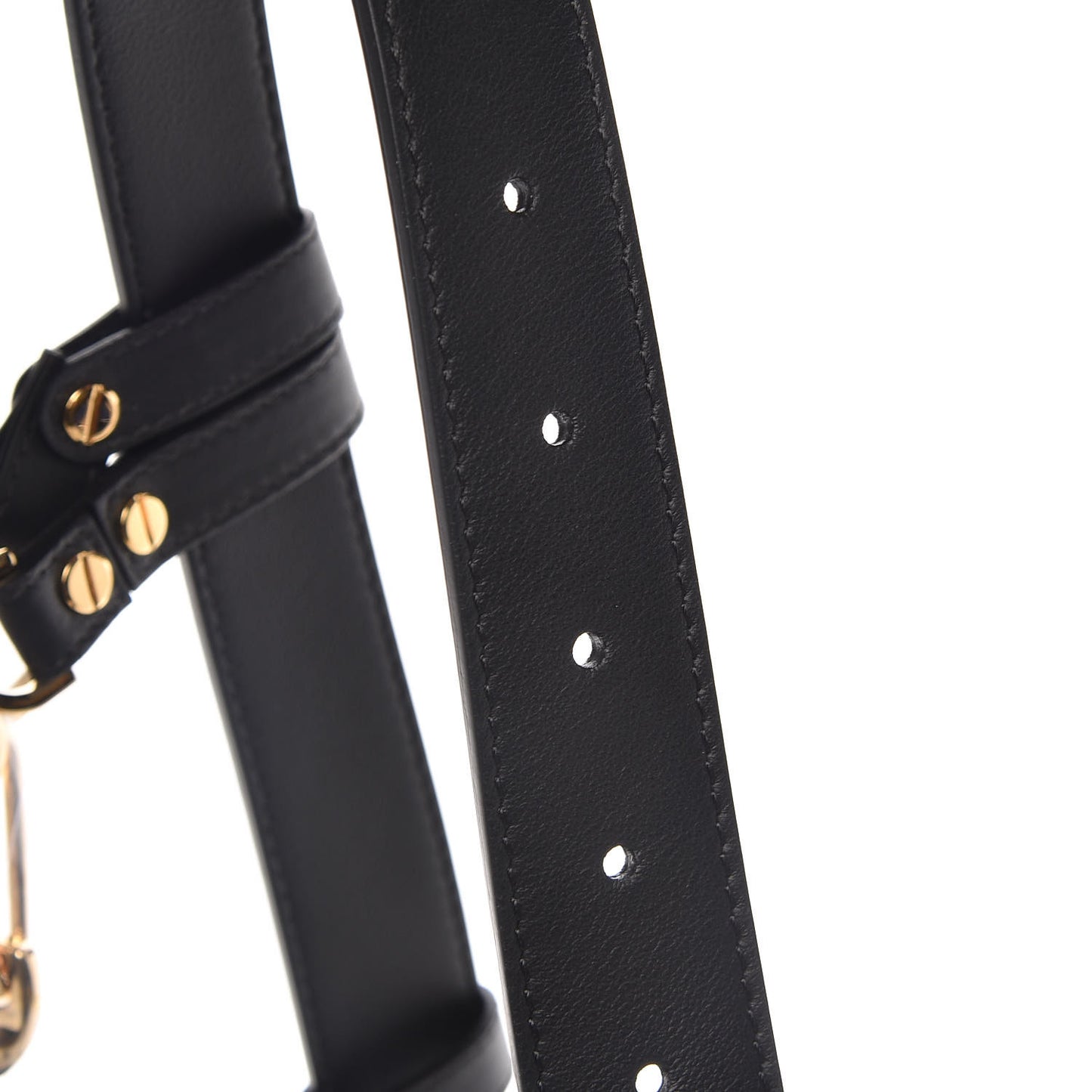 Calfskin Multi Accessory Belt Black