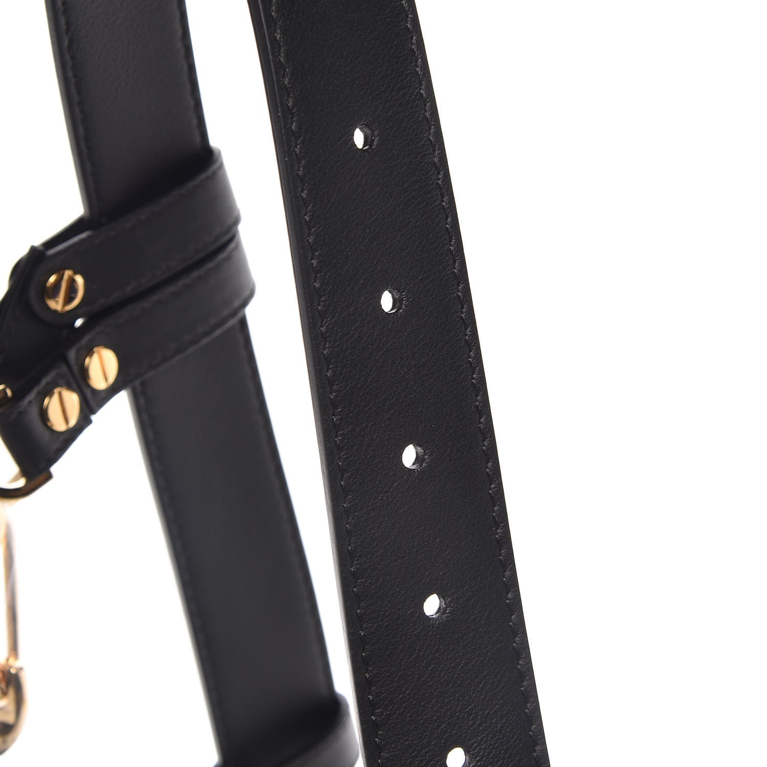 Fendi Calfskin Multi Accessory Belt Black 5 of 11