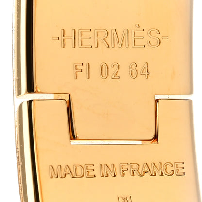 Hermes Enamel Narrow Clic Clac H Bracelet PM White 4 of 5