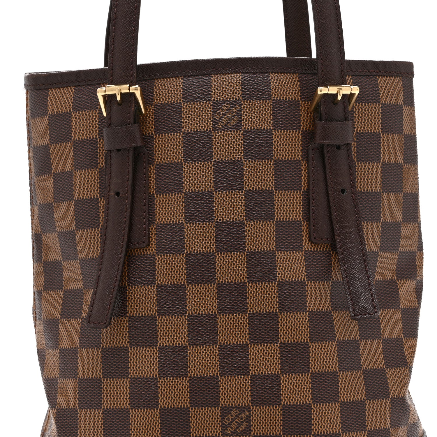 Louis Vuitton Damier Ebene Marais Bucket 23 8 of 10