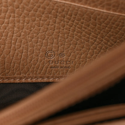 Gucci Dollar Calfskin Interlocking G Continental Wallet Camelia 6 of 7