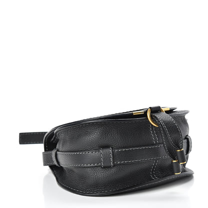 Chloe Calfskin Mini Marcie Round Crossbody Bag Black 3 of 10