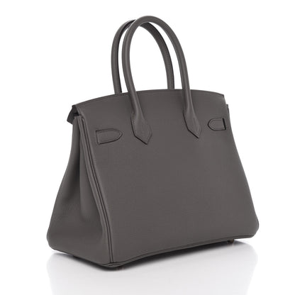 Hermes Togo Birkin 30 Etain 3 of 8