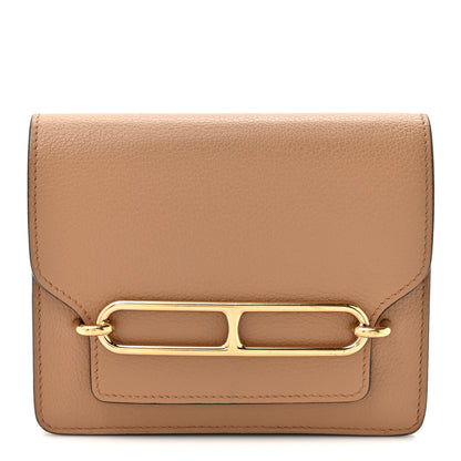 Hermes Evercolor Bi-color Roulis Slim Wallet Chai Lime 1 of 14