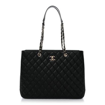 Chanel Caviar Quilted Large Shopping Tote Black 1 of 10