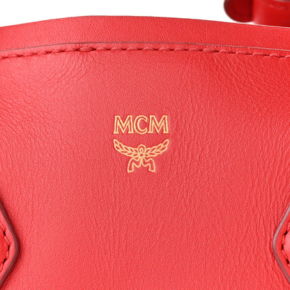 MCM Calfskin Medium Neo Park Avenue Milla Tote Ruby Red 6 of 9