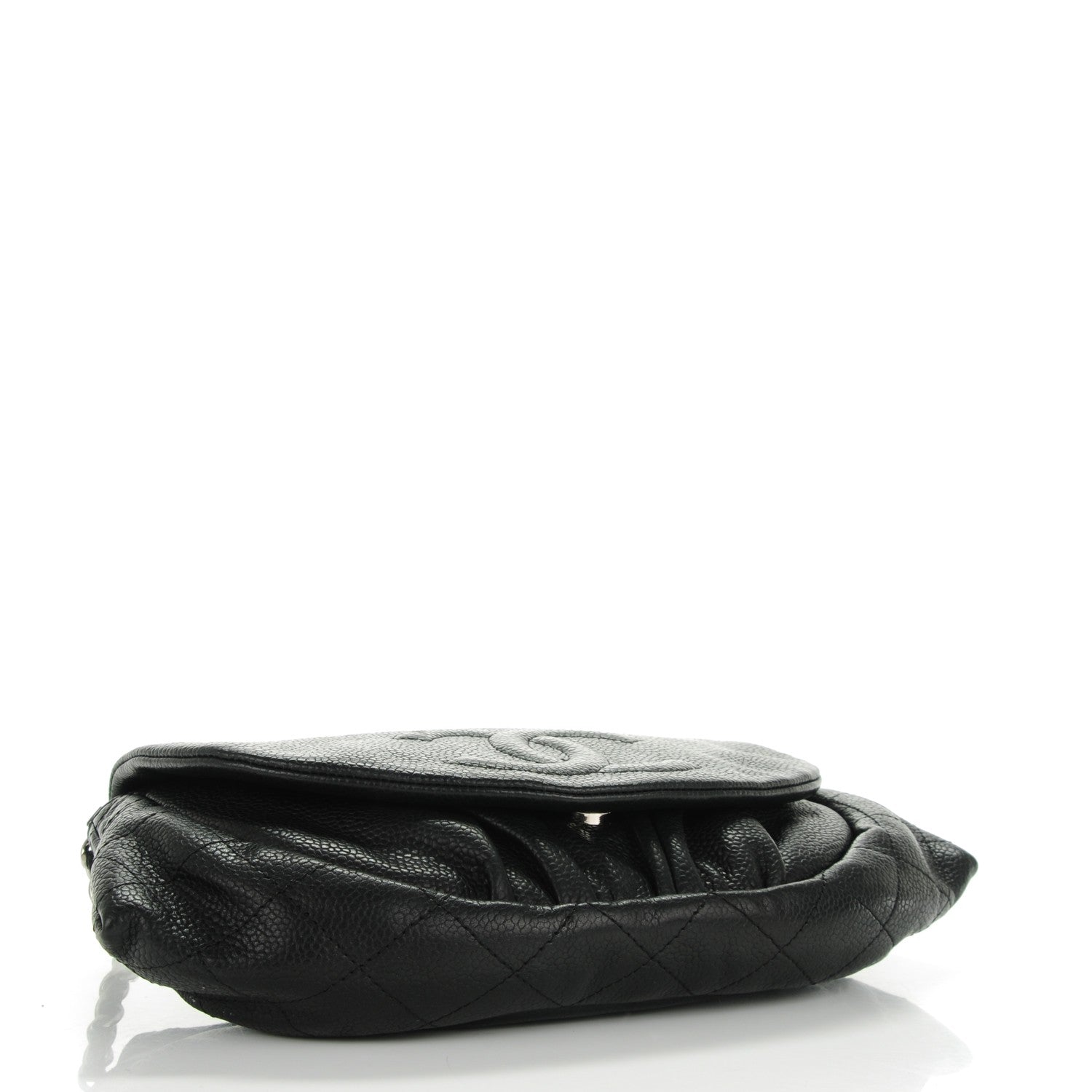 Chanel Caviar Half Moon Wallet On Chain WOC Black 4 of 8