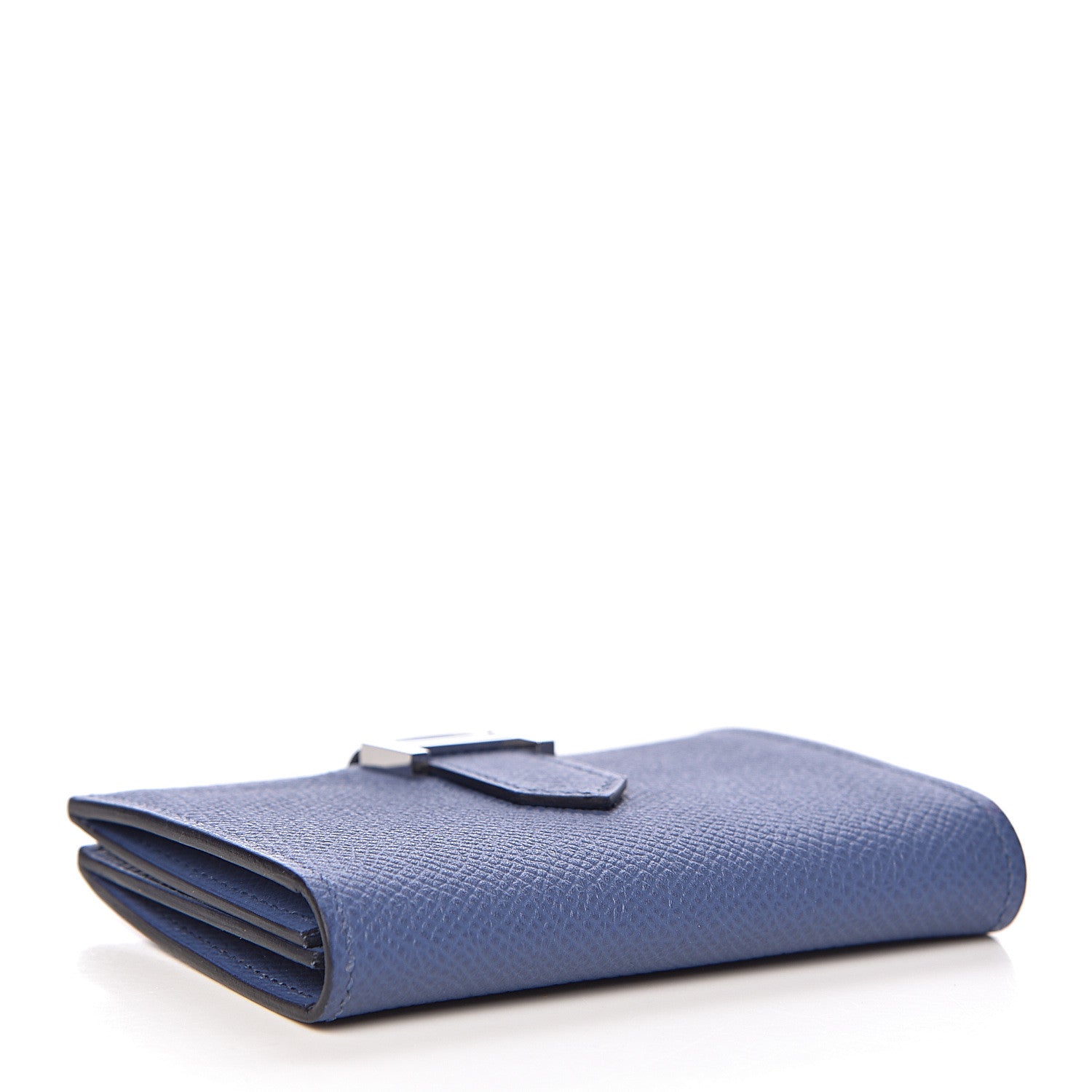 Hermes Epsom Bearn Card Holder Wallet Bleu Brighton 4 of 7