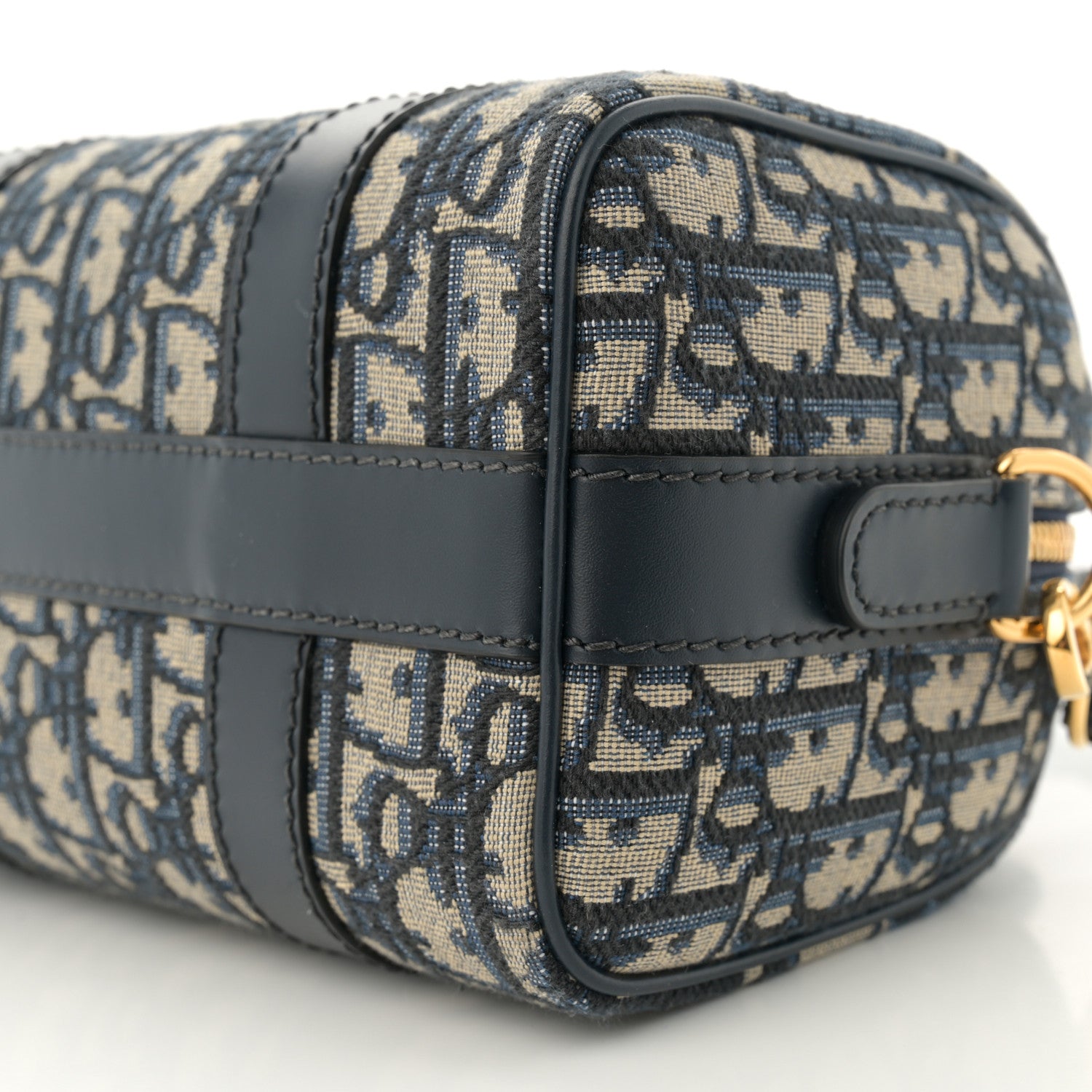 Christian Dior Oblique Groove 20 Bag Blue 10 of 11