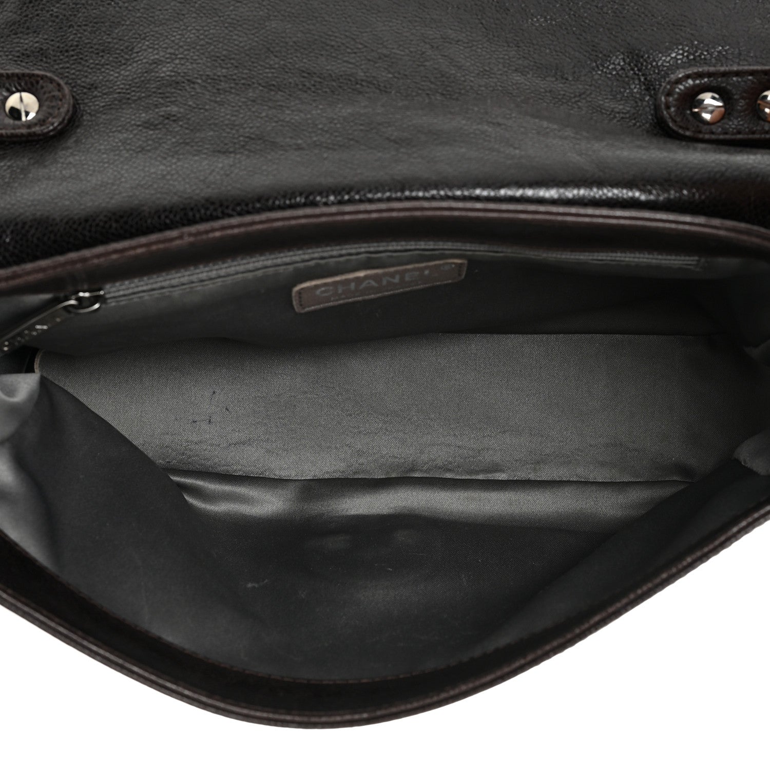 Chanel Glazed Caviar Small Pocket In The City Shoulder Bag Brown 4 of 26