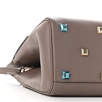 Salvatore Ferragamo Calfskin Studio Bag Caraway Seed 8 of 9