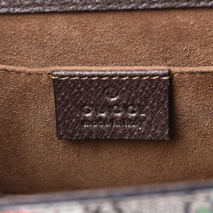 Gucci GG Supreme Monogram Tian Small Padlock Shoulder Bag Beige Multicolor New Acero 6 of 10