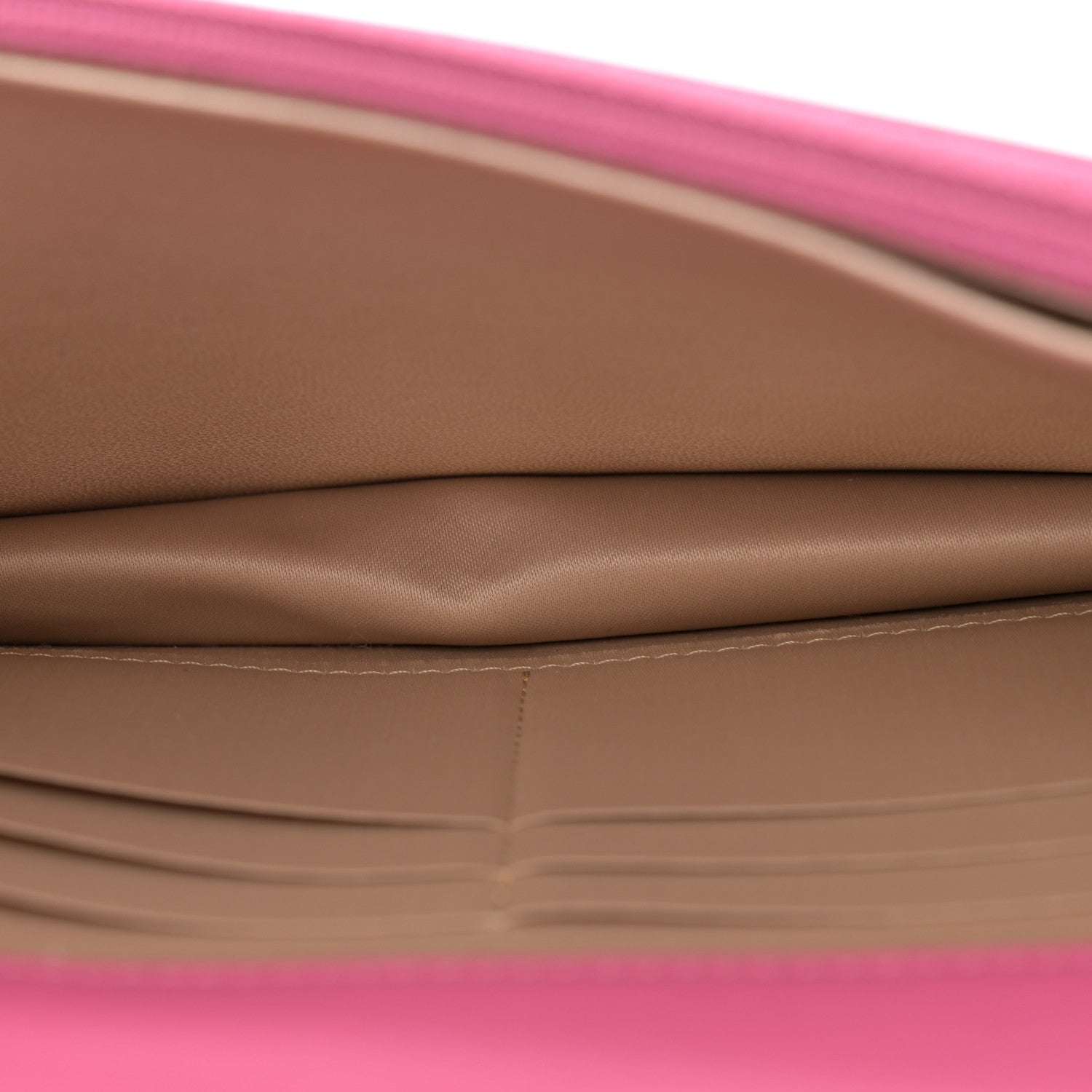Chanel Lambskin Camellia Embossed Wallet on Chain WOC Pink 5 of 10