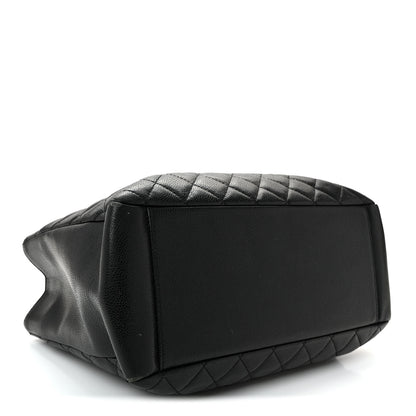 Chanel Caviar Quilted Grand Shopping Tote GST Black 4 of 13