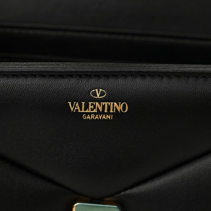 Valentino Garavani Nappa One Stud Chain Clutch Black 6 of 12