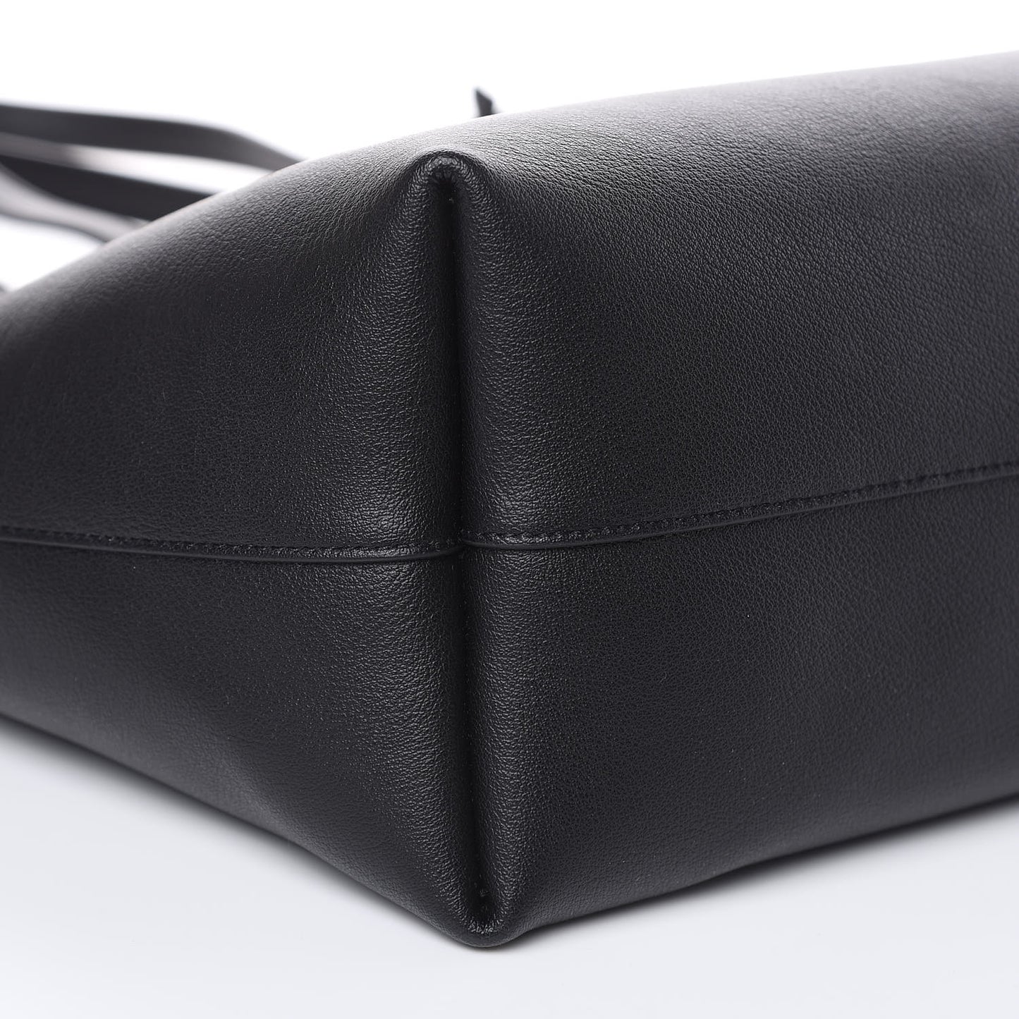 Calfskin Large Shopping Tote Black