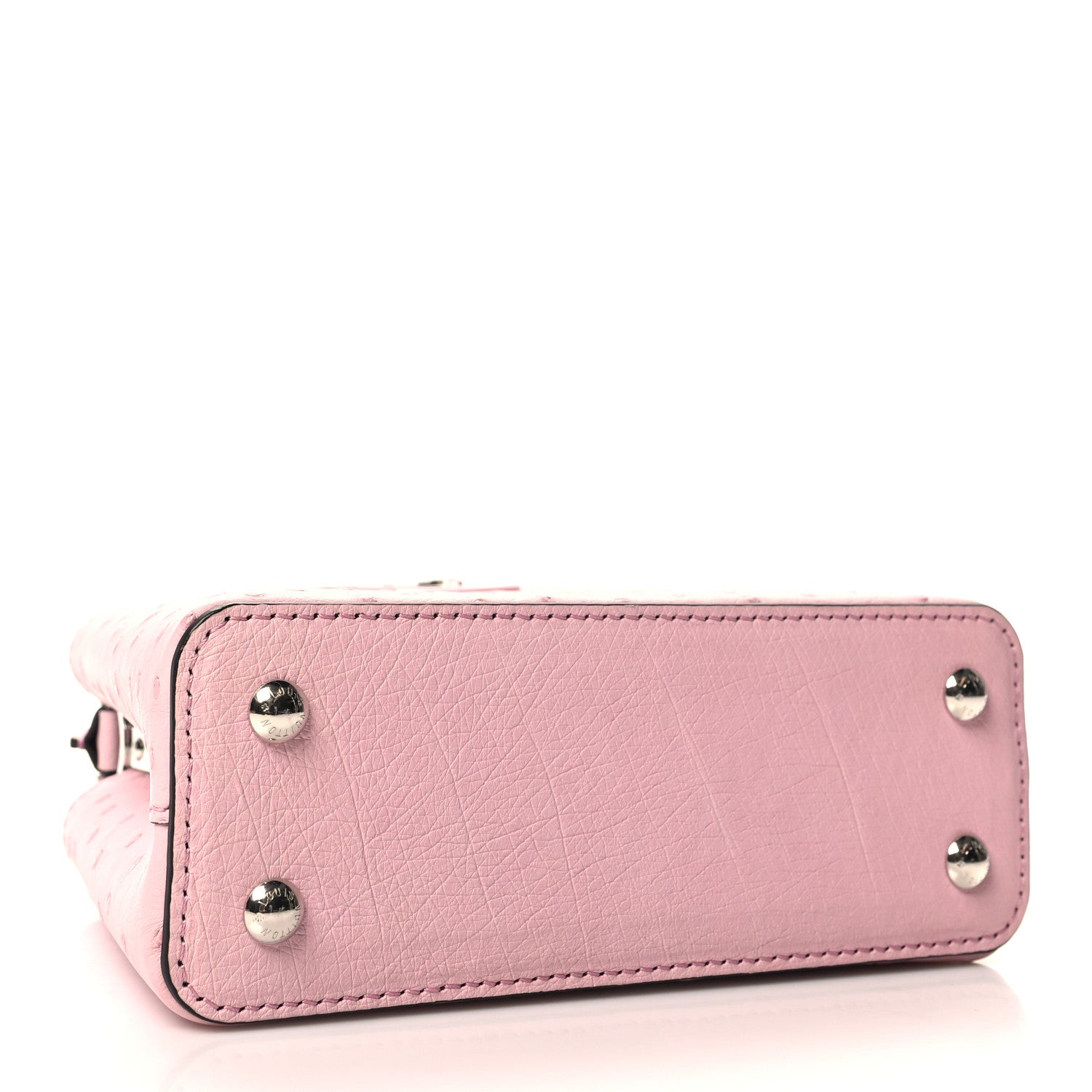 Louis Vuitton Ostrich Capucines Mini Pink 4 of 10