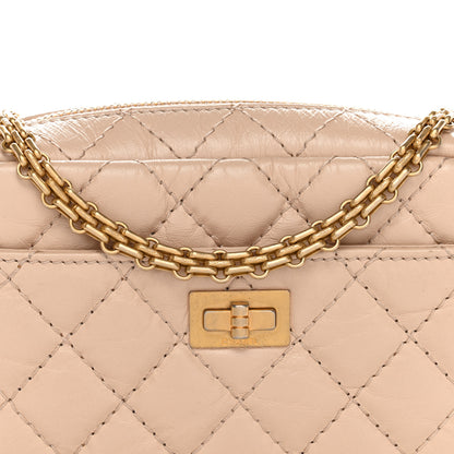 Chanel Aged Calfskin Quilted Mini Reissue Camera Case Beige Clair 8 of 11