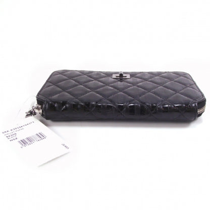 Chanel Leather Reissue Striped Quilted Zip Wallet 4 of 10