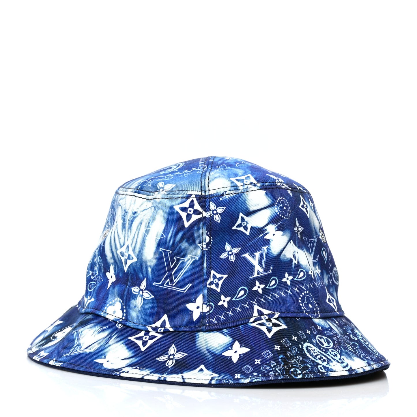 Monogram Bandana Bucket Hat 58 Blue