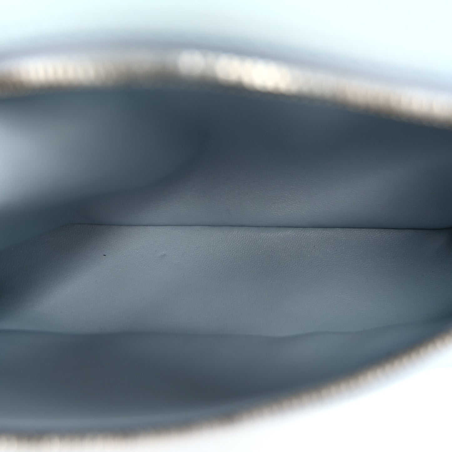 Grained Calfskin L19 Extra Pocket Pouch Minty Breeze