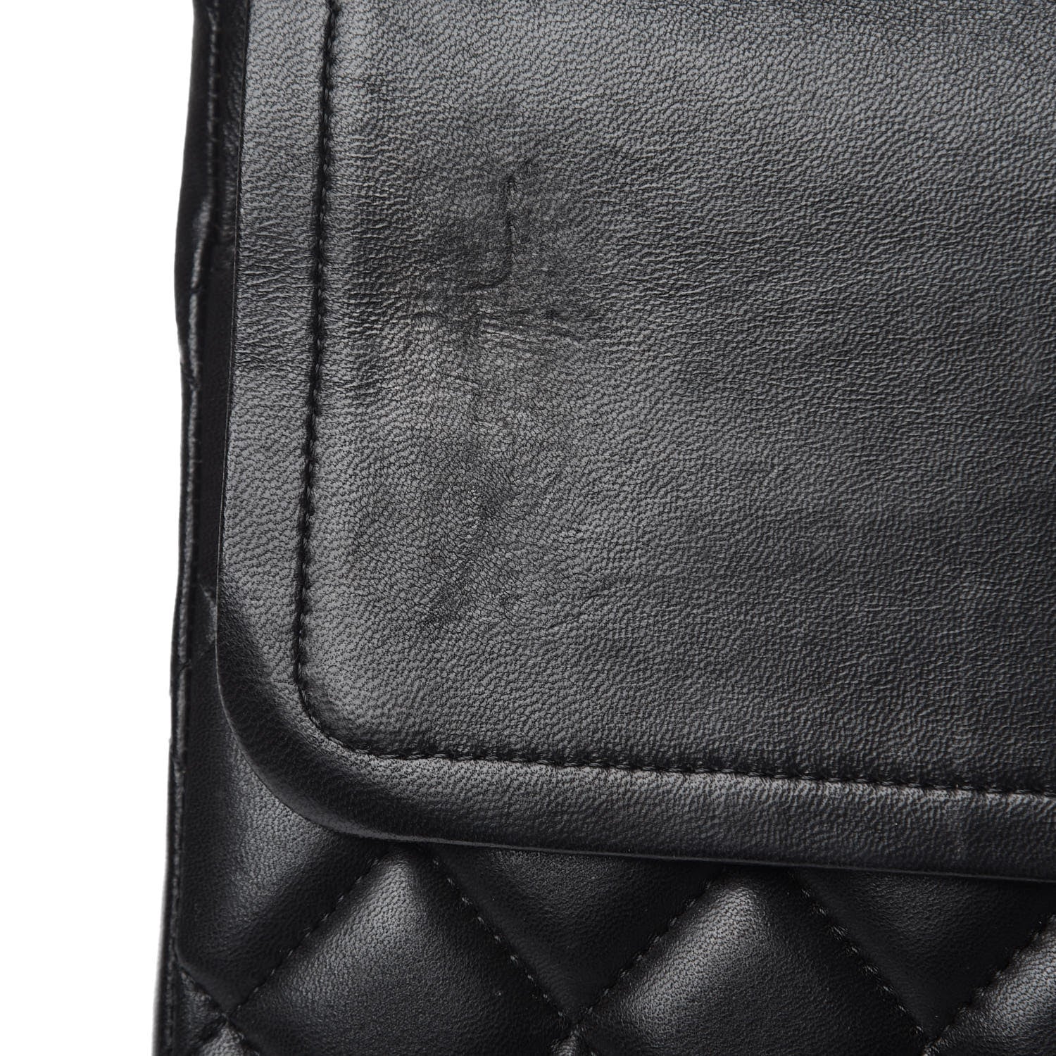 Chanel Lambskin Quilted Maxi Double Flap Black 15 of 17