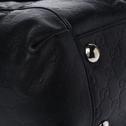 Gucci Calfskin Guccissima Large Full Moon Tote Black 15 of 19