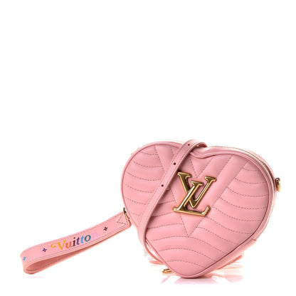 Louis Vuitton Calfskin New Wave Heart Bag Rose Pomettes 1 of 6