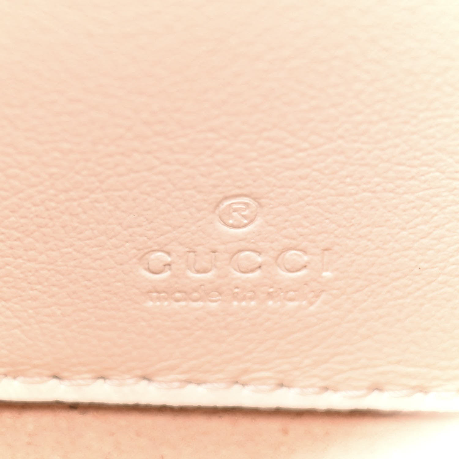 Gucci Textured Calfskin Web Mini Rajah Slim Flap Shoulder Bag Mystic White 6 of 10