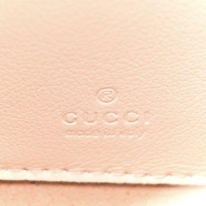 Gucci Textured Calfskin Web Mini Rajah Slim Flap Shoulder Bag Mystic White 6 of 10