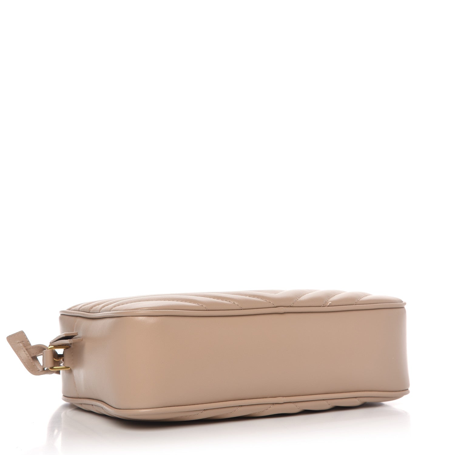 Saint Laurent Calfskin Matelasse Monogram Lou Camera Bag Dark Beige 4 of 9