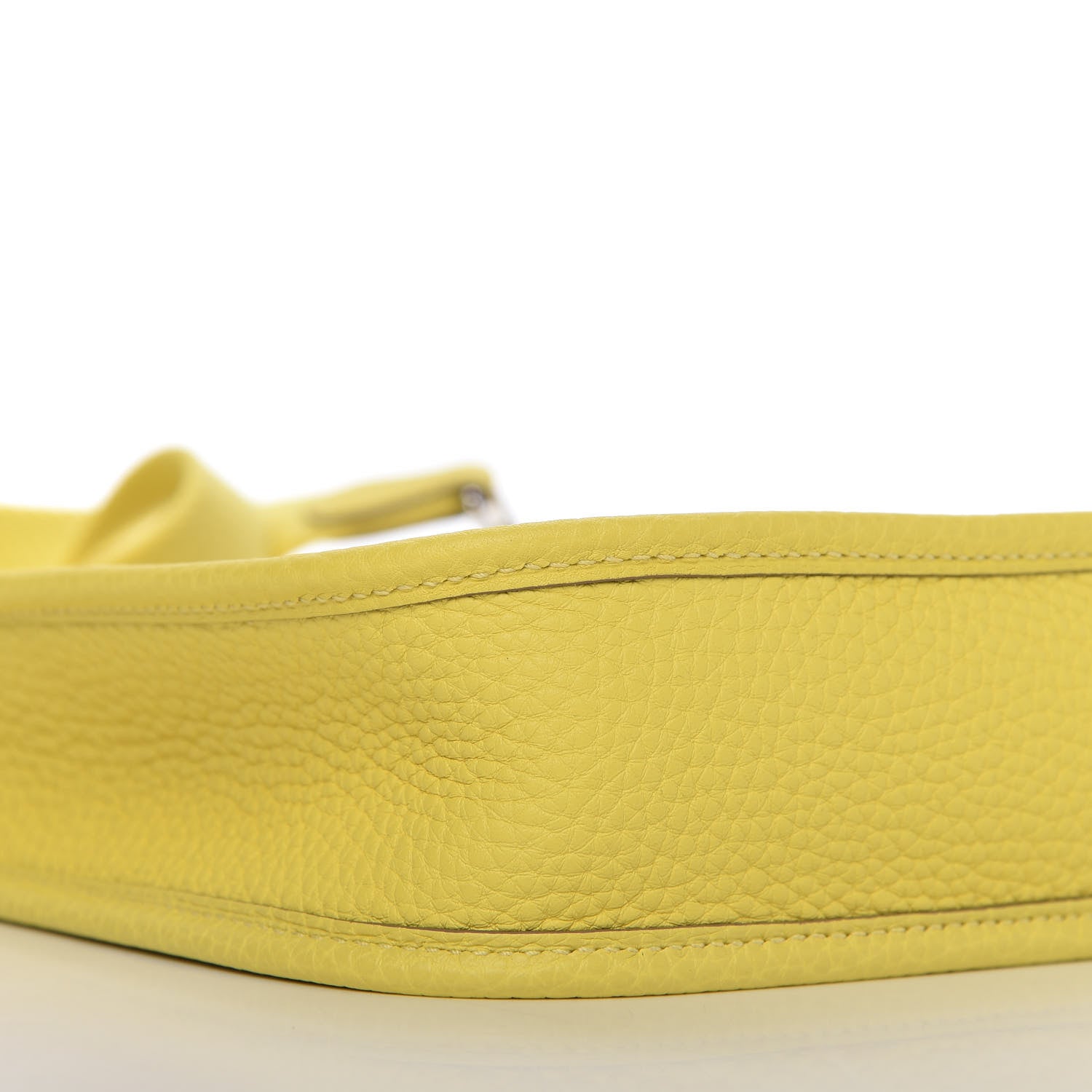 Hermes Taurillon Clemence Evelyne TPM Lime 6 of 9