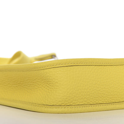 Hermes Taurillon Clemence Evelyne TPM Lime 6 of 9