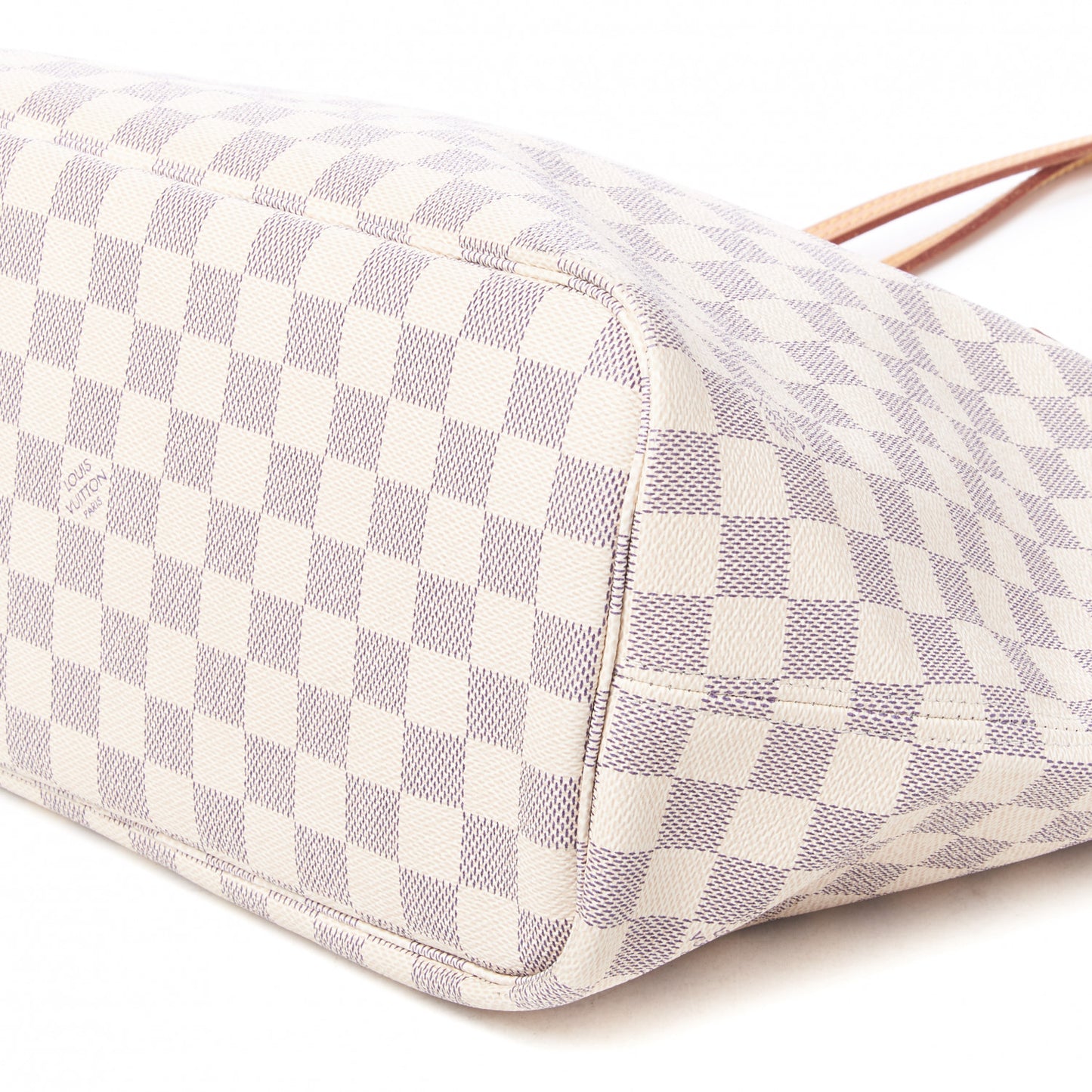 Damier Azur Neo Neverfull MM Rose Ballerine