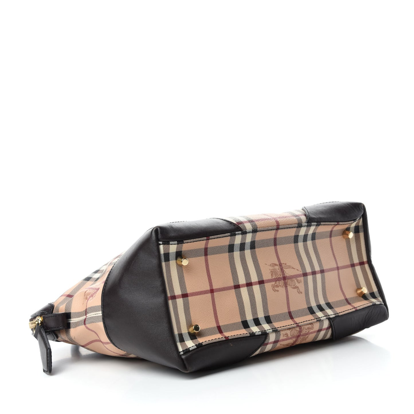 Haymarket Check Medium Primrose Tote Chocolate