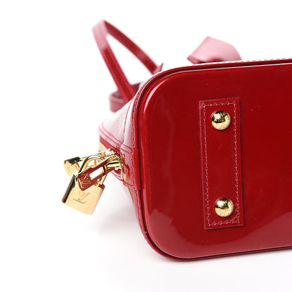 Louis Vuitton Vernis Alma BB Pomme D'Amour 6 of 8
