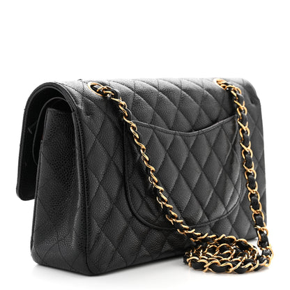 Chanel Caviar Quilted Medium Double Flap Black 3 of 10