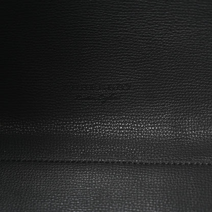 Burberry Grainy Calfskin Haymarket Check Small Reversible Tote Black 5 of 15
