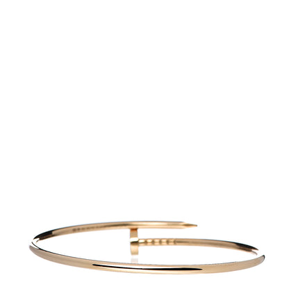 Cartier 18K Yellow Gold Small Juste Un Clou Bracelet 17 3 of 6
