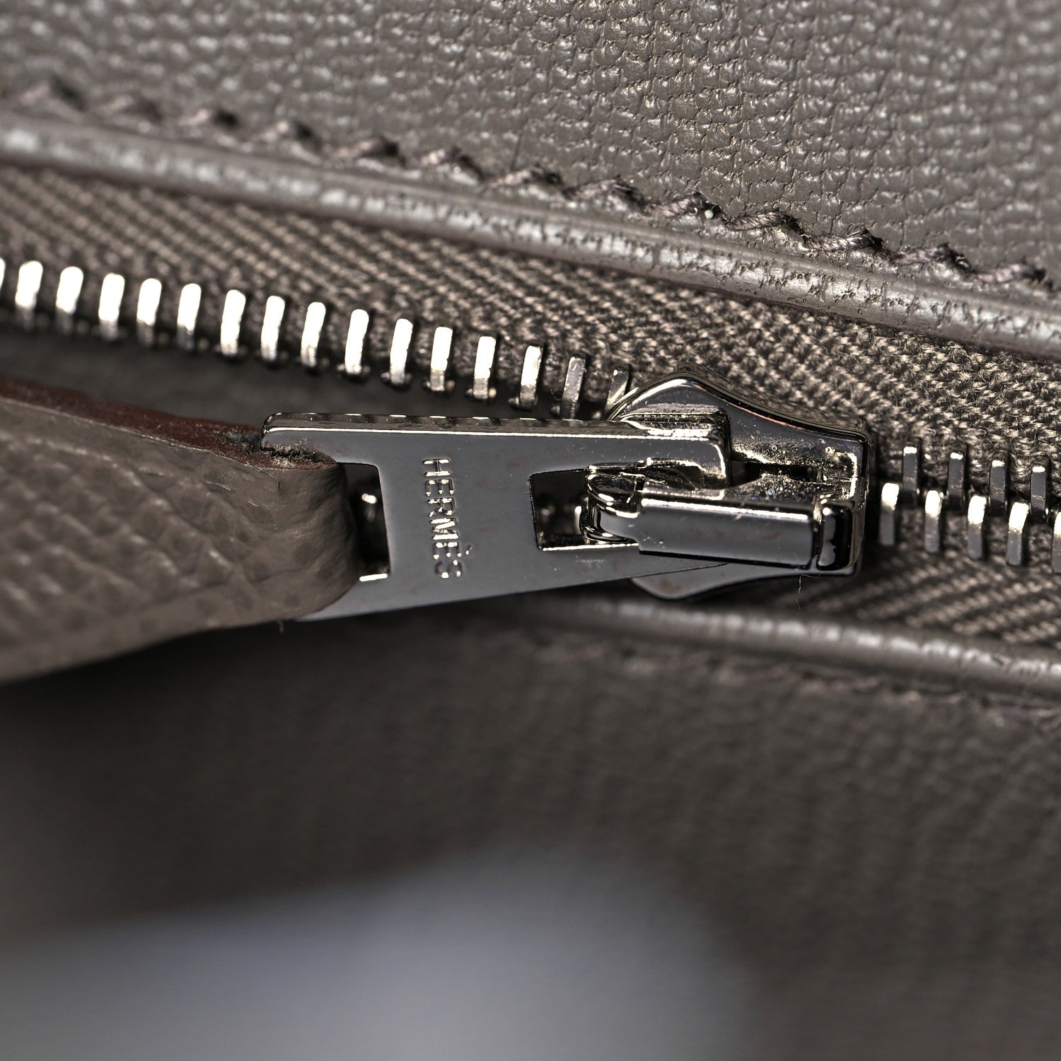 Hermes Epsom Birkin Sellier 25 Etain 21 of 35