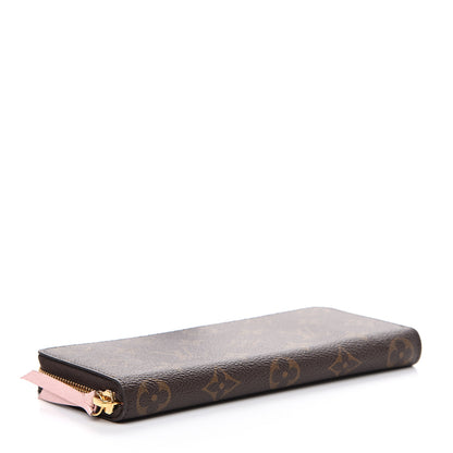 Louis Vuitton Monogram Clemence Wallet Rose Ballerine 3 of 8